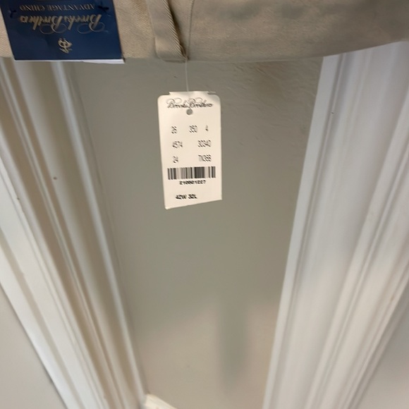 Mens NWT Brooks Brothers “Clark” wrinkle free flat front chino in 42x32 - Picture 4 of 6